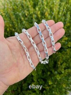 Rolo Hermes Link Real Solid 925 Sterling Silver 7mm Chain Necklace Or Bracelet