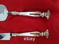 Romance of the Sea by Wallace Sterling Cake Knife and Cake Server Custom Made