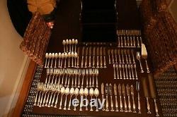 Romance of the Sea by Wallace Sterling Silver Flatware Set 8 Service 100 Pcs