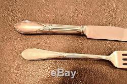 Rose Marie By Gorham Sterling Silver Flatware Set For 8 Service 52 Pieces