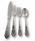 Rose Point By Wallace Sterling Silver Flatware Set For 4 Service 16 Pieces