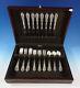 Rose Point By Wallace Sterling Silver Flatware Set For 8 Service 32 Pieces