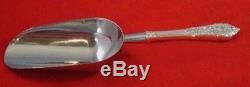 Rose Point by Wallace Sterling Silver Ice Scoop HH withStainless Custom 9 3/4