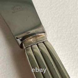 SOLD PER KNIFE Georg Jensen Sterling Silver Bernadotte Dinner Knife Short Handle