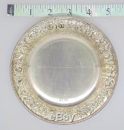 S. Kirk & And Son Inc Sterling Silver Repousse 407 A Dish Bowl Wine Coaster Bon