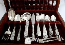 S. Kirk and Son Repousse Sterling Silver Flatware Set