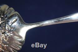 S. Kirk and Son Sterling Silver Repousse Berry Serving Spoon 9 1/8