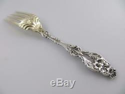 Salad Fork (s) LILY Whiting Sterling Silver Flatware with Monogram