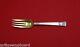 San Lorenzo By Tiffany And Co Sterling Silver Pastry Fork 4-tine Gold Washed 6