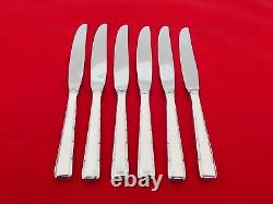 Set of 6 Easterling Sterling Silver Horizon Place Knives BC-20