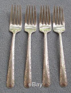 Set of FOUR Towle Candlelight Sterling Silver Dinner Forks