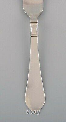 Seven Georg Jensen Continental lunch forks in sterling silver
