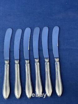 Sheffield Sterling Butter Spreaders (6)