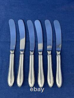 Sheffield Sterling Butter Spreaders (6)