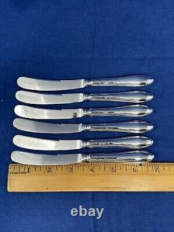 Sheffield Sterling Butter Spreaders (6)