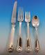 Shell & Thread By Tiffany & Co Sterling Silver Flatware Service Set 32 Pc Dinner