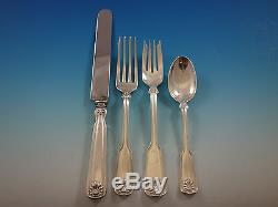 Shell and Thread by Tiffany Sterling Silver Flatware Set Service 47 pieces