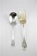 Shreve Napoleonic Sterling Silver Cold Meat Fork & Sugar Shell Spoon Mono