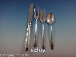 Silver Flutes by Towle Sterling Silver Flatware Set For 8 Service 54 Pieces