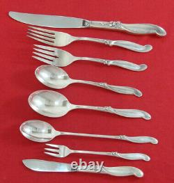 Silver Melody by International Sterling Silver Flatware set service for 12x18 NM
