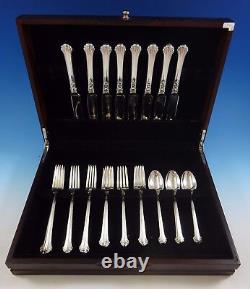 Silver Plumes by Towle Sterling Silver Flatware Set For 8 Service 32 Pieces