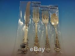 Sir Christopher by Wallace Sterling Silver Flatware Service Set 16 Pieces New