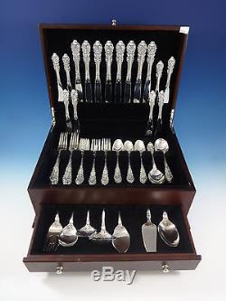 Sir Christopher by Wallace Sterling Silver Flatware Set For 8 Service 55 Pieces