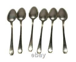 Six Towle Lady Constance Sterling Silver Tea Spoons 1922