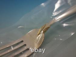 Soleil Gold by Lunt Sterling Silver Flatware Set for 12 Service 48 pieces New