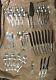 Solid Sterling Silver Gorham Chantilly 46 Piece Place Set Flatware Servers