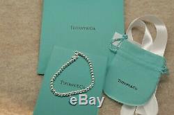 Solid Sterling Silver Tiffany & Co Bracelet Medium 7 a Gift For Her USAFreeShip