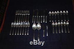 Solid Sterling Silverware (39 pc. Set) PLUS Sterling Silver Plated (9 pc.)