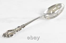 Spanish Baroque Reed & Barton Sterling Silver 8-3/4 Pierce Serving Spoon (1965)