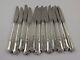 State House Stately Sterling Silver Grille Knives 8 3/8 Set Of 12 No Mono