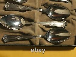 Sterling Silver 12 Spoon Set Manchester Silver Co. C. 1904-1914