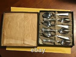 Sterling Silver 12 Spoon Set Manchester Silver Co. C. 1904-1914
