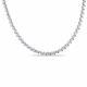 Sterling Silver 1/2 Ct Tw Diamond Tennis Necklace By Amour