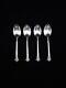Sterling Silver (925) Gorham Classic Bouquet Demitasse 4.25 Spoons (set Of 4)