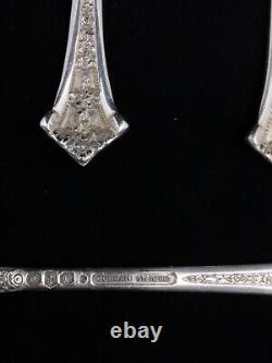 Sterling Silver (925) Gorham Classic Bouquet Demitasse 4.25 Spoons (Set of 4)