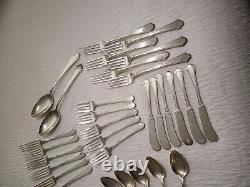 Sterling Silver 925 Towle Lady Mary Set of 55 Flatware Silverware RARE VTG A