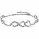 Sterling Silver Adjustable Infinity Love Heart Anklets Bracelet Christmas Gifts