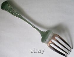 Sterling Silver American Antique Serving Fork, International Company Hallmarked