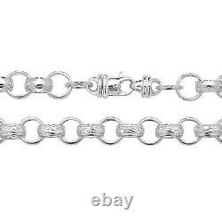 Sterling Silver Belcher Plain & Patterned Chain 30- 125 grams Solid