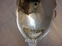 Sterling Silver Casserole Spoon with Bright Cut Design in Bowl (#2047)