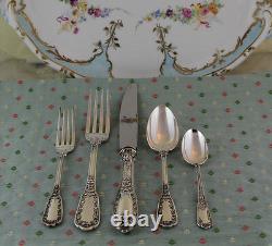 Sterling Silver Flatware 5-pc Place-Setting, 33- Beaugency