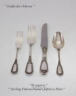 Sterling Silver Flatware 5-pc Place-Setting, 33- Beaugency