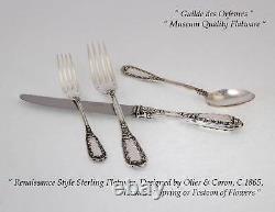 Sterling Silver Flatware 5-pc Place-Setting, 33- Beaugency