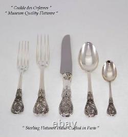 Sterling Silver Flatware 5-pc Place-Setting, 58- Montpoupon