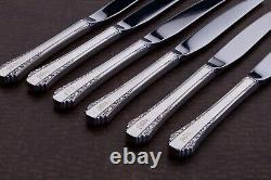 Sterling Silver Handled 9 Place Knifes Monogram 6 pc's