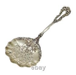 Sterling Silver Pierced Serving Spoon Candy Nut